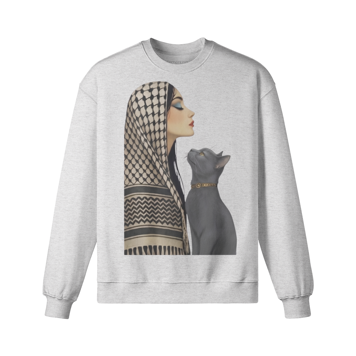 the cat lady unisex oversized sweatshirt