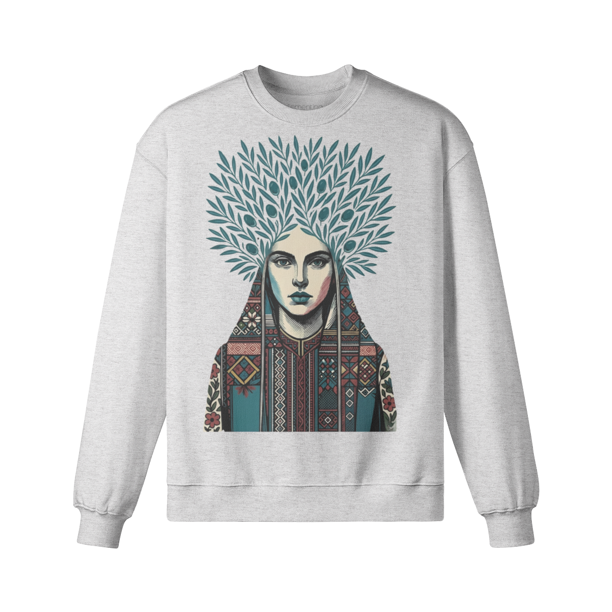 olive queen unisex oversized sweatshirt